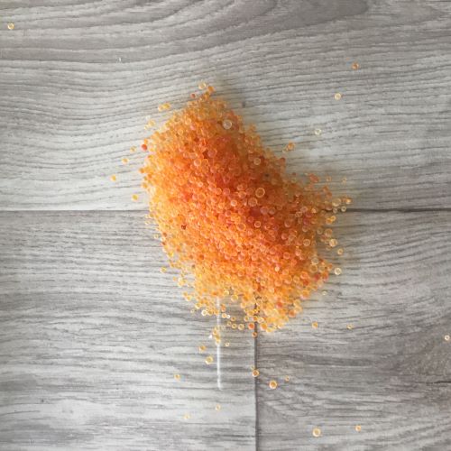 Orange Silica Gel Beads Pouch