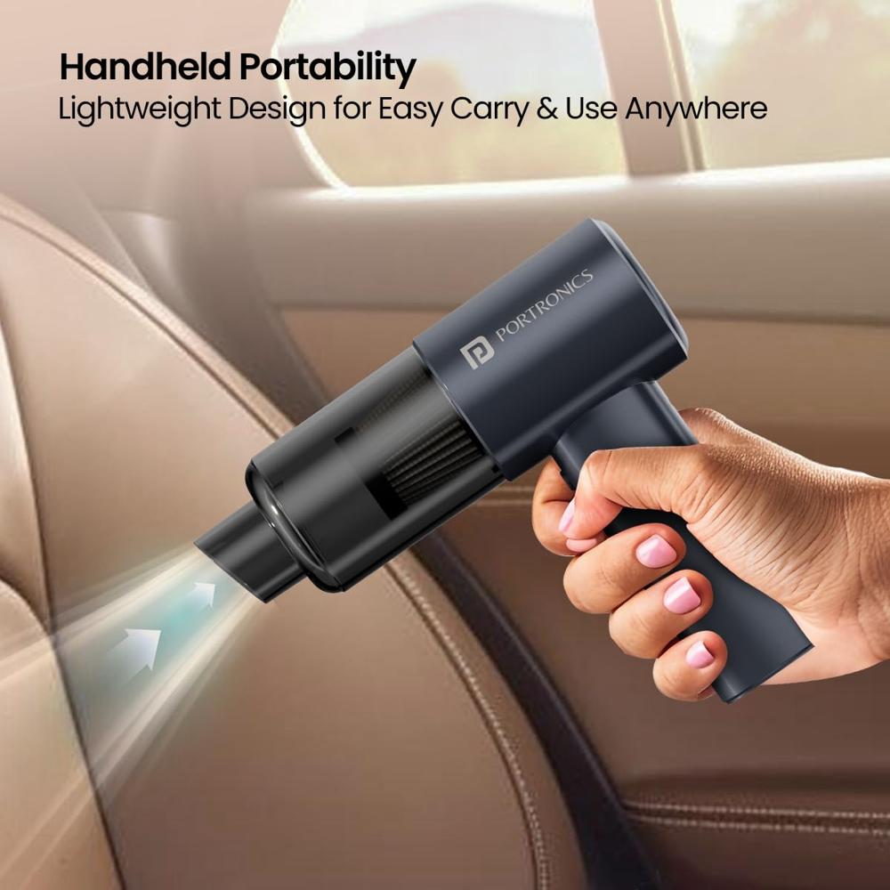 Portronics Mopcop Pro 2-in-1 Vacuum Cleaner & Air Blower, 10000Pa Powerful Suction,