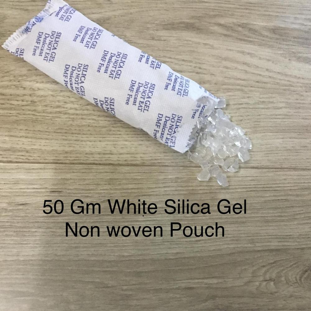 White Silica Gel Pouch - Physical Form: Solid