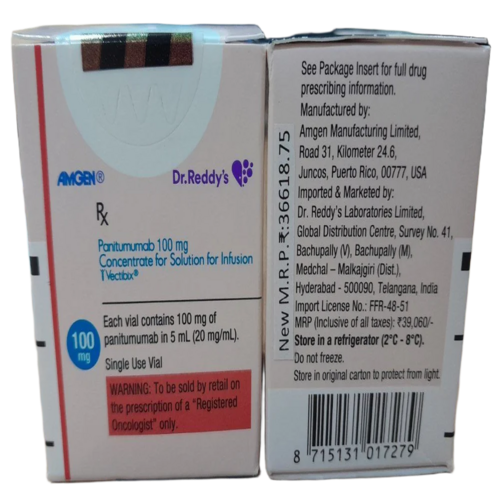 Vectibix 100 mg Injection, Panitumumab Anti Cancer Oncology Medicine