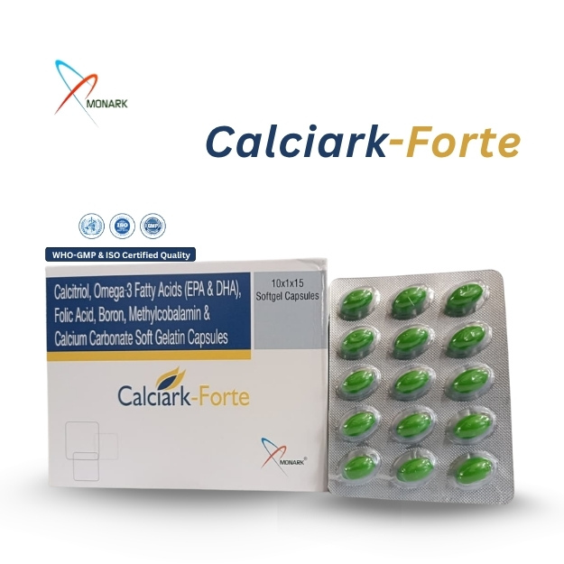 Omega- 3 Fatty Acid (EPA 180mg +DHA 120mg) + Methylcobalamin 1500mcg +Calcitriol 0.25mcg +Calcium Carbonate 500mg +  Folic Acid 400mcg +Boron 1.5mg Softgel Capsule        (In Drug Formulation)