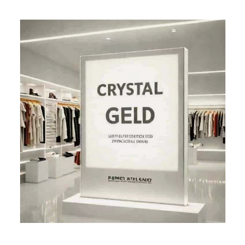 Glossy Single Phase Crystal LED Sign Board