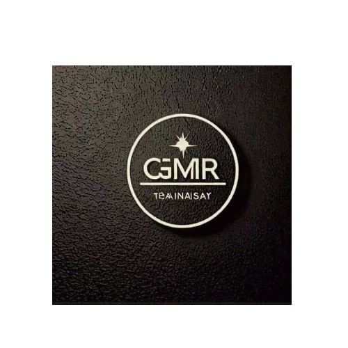 Round Glossy Logo Sign Board