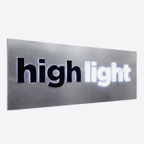 Wall Mounted ACP Glow Sign Board