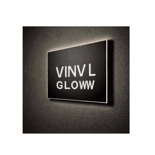 Glossy Rectangular Vinyl Sign Board