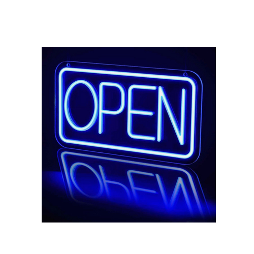 Glossy Rectangular Wall Mounted ACP Glow Sign Board