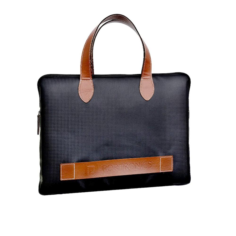 Portronics Encase 101 Laptop Bag for 15.6 Inch (39.6 cm) Laptops, Water Resistant Design