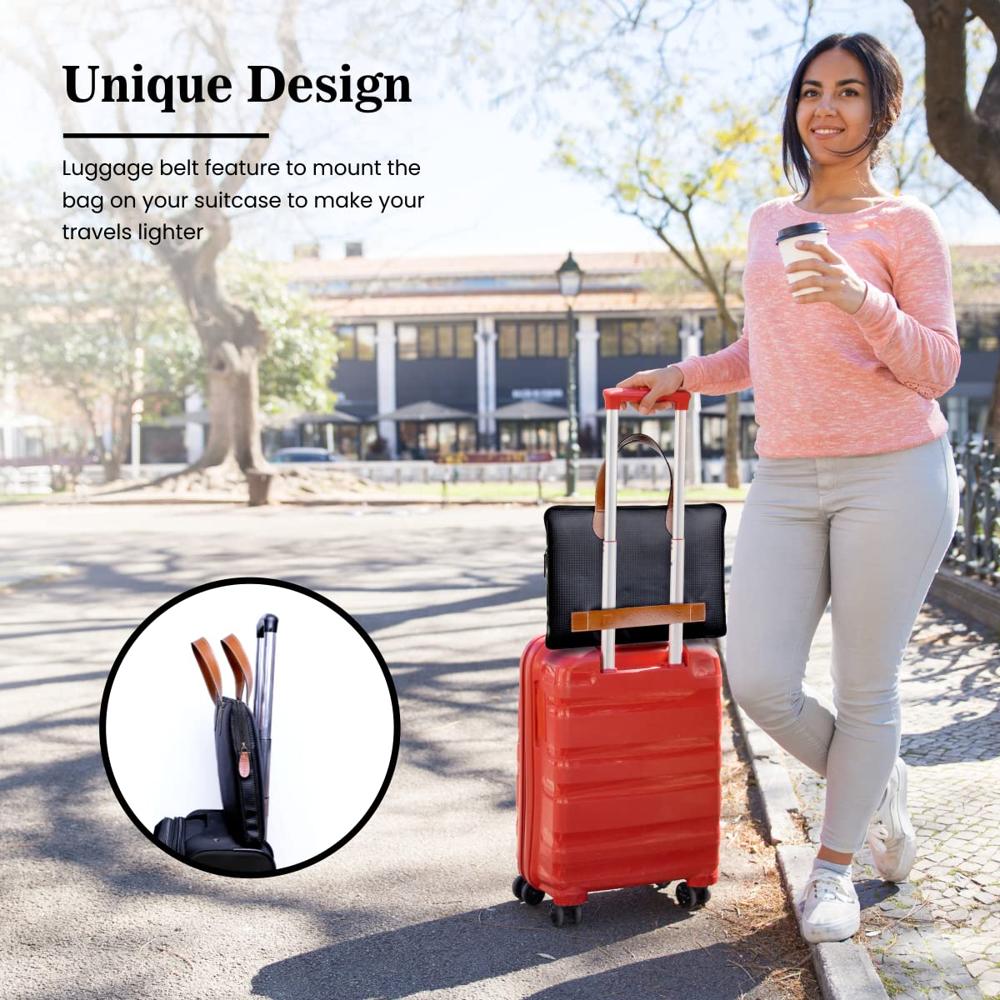 Portronics Encase 101 Laptop Bag for 15.6 Inch (39.6 cm) Laptops, Water Resistant Design