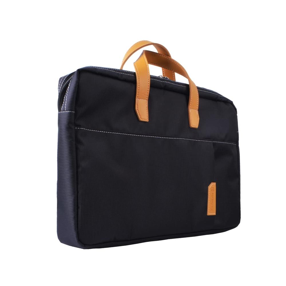 Portronics Encase 102 Laptop Bag For 15.6 Inch (39.6 Cm) Laptops, Water Resistant Design, - Color: Black