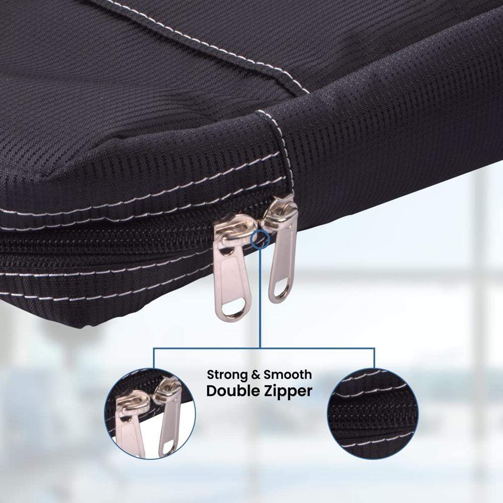 Portronics Encase 102 Laptop Bag for 15.6 Inch (39.6 cm) Laptops, Water Resistant Design,