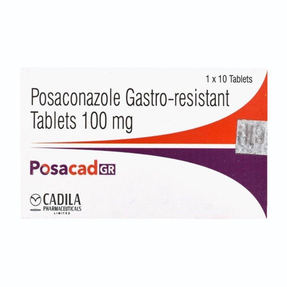 Posacad GR Tablet, Posaconazole Gastro Resistant Antifungal Infection Medicine