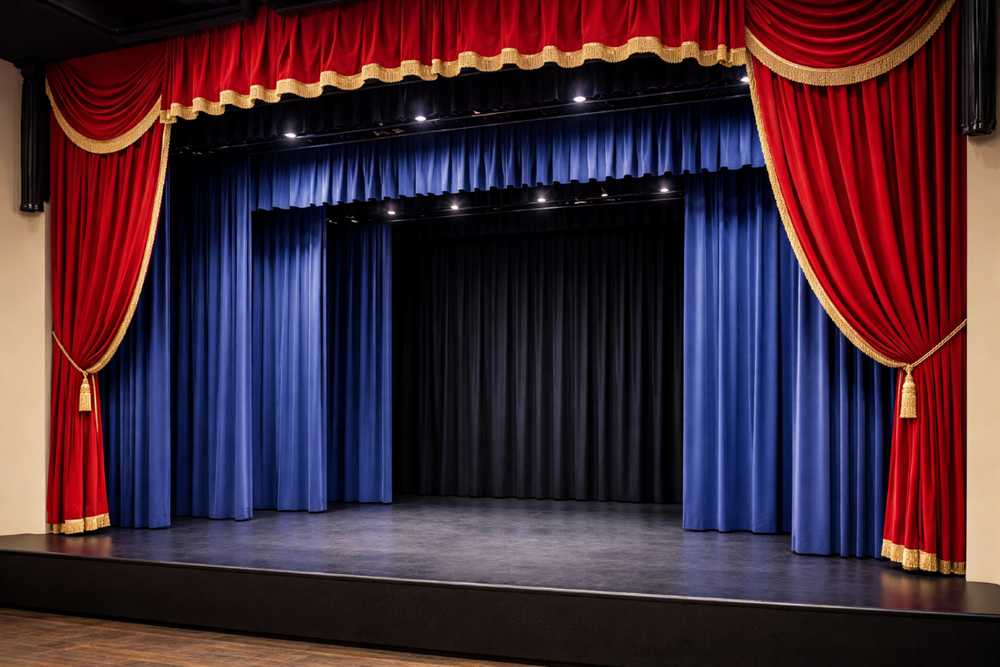 Auditorium Stage Side Wings and Frills