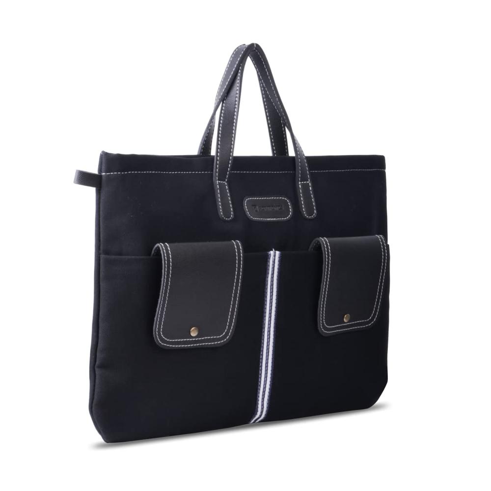 Portronics Encase 103 Laptop Bag For 15.6 Inch (39.6 Cm) Laptops, Water Resistant Design, - Color: Black