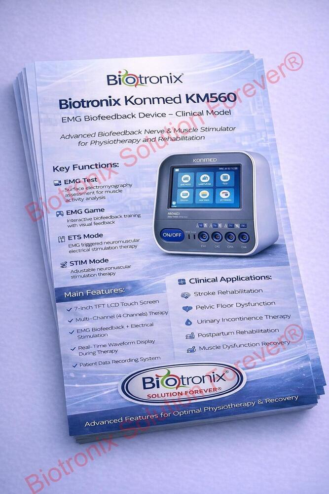Konmed KM-560 4 Channel EMG Biofeedback System with Therapy Control