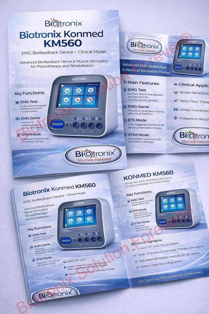 Konmed KM-560 EMG Biofeedback Machine for Clinical Therapy