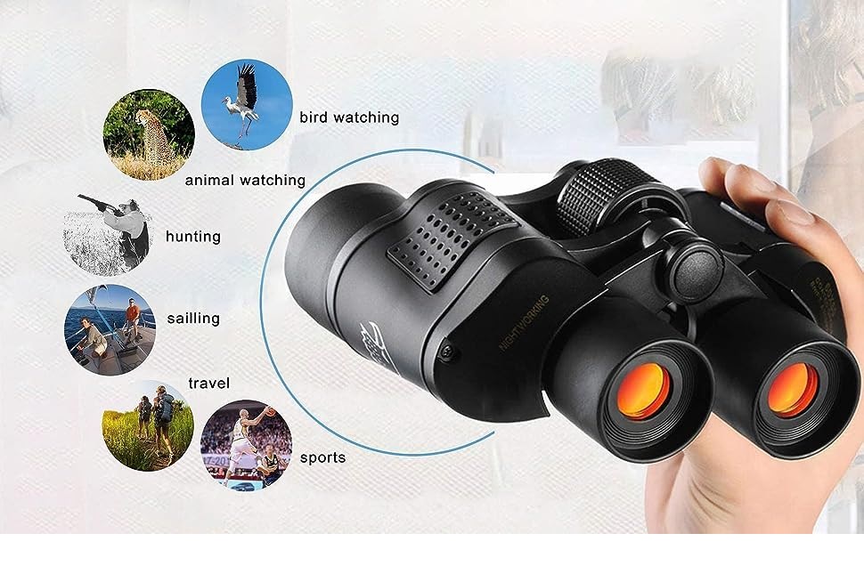 True Sense Telescope 60X60 HD Vision Binoculars 10000M High Power, BN-60x60