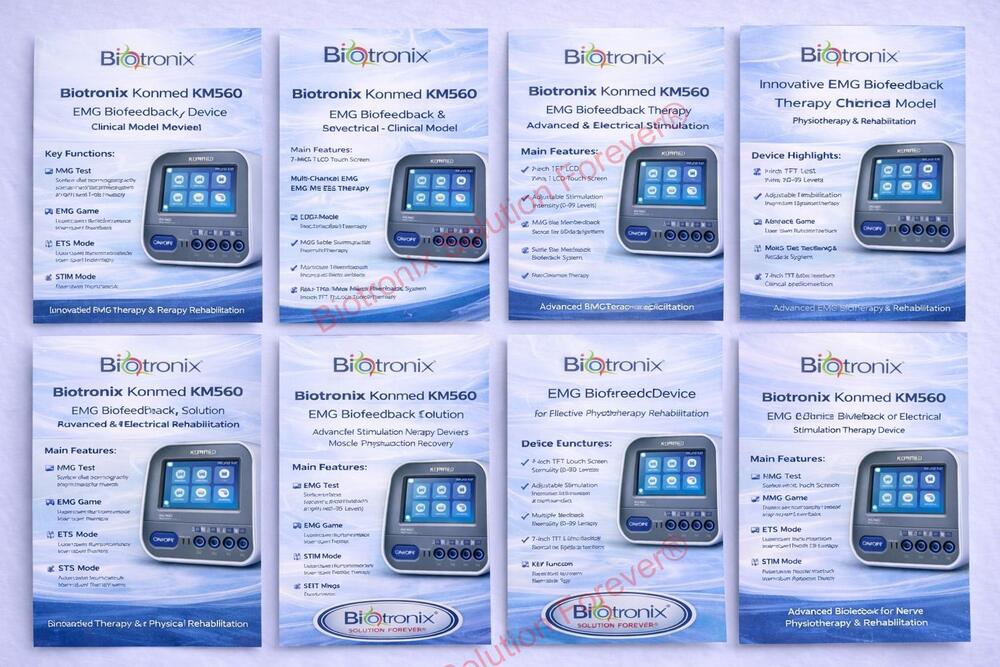 Konmed KM-560 Physiotherapy Biofeedback Device with EMG Monitoring