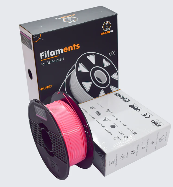 MAKER52 HS PLA+ Filament - 1.75mm High-Strength Premium 3D Printer Material - Bubblegum Pink