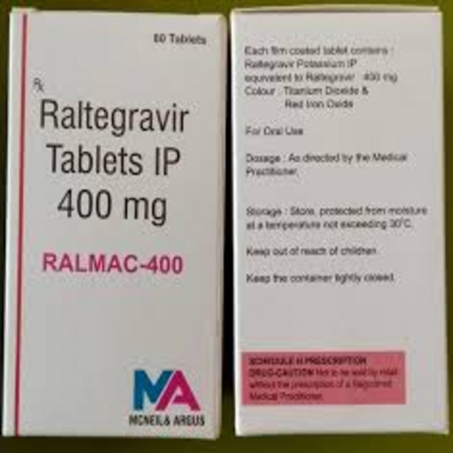Ralmac 400 mg Tablet, Raltegravir Antiviral HIV Treatment Medicine