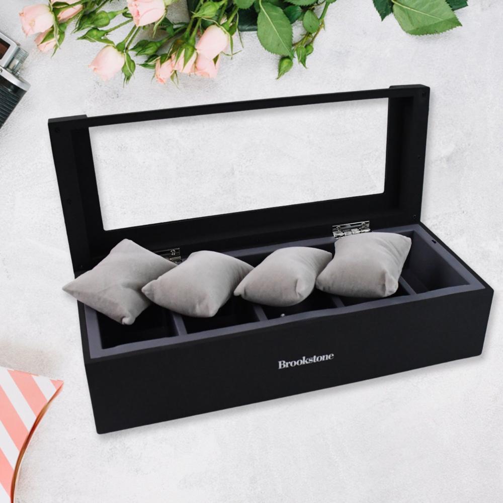 Multi-Function Simple Girl Jewellery Storage Box - Color: Mix