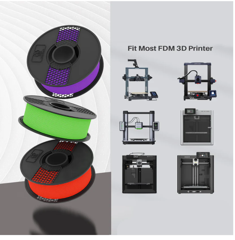 MAKER52 HS PLA+ Filament - 1.75mm High-Strength Premium 3D Printing Material - Clear Glass