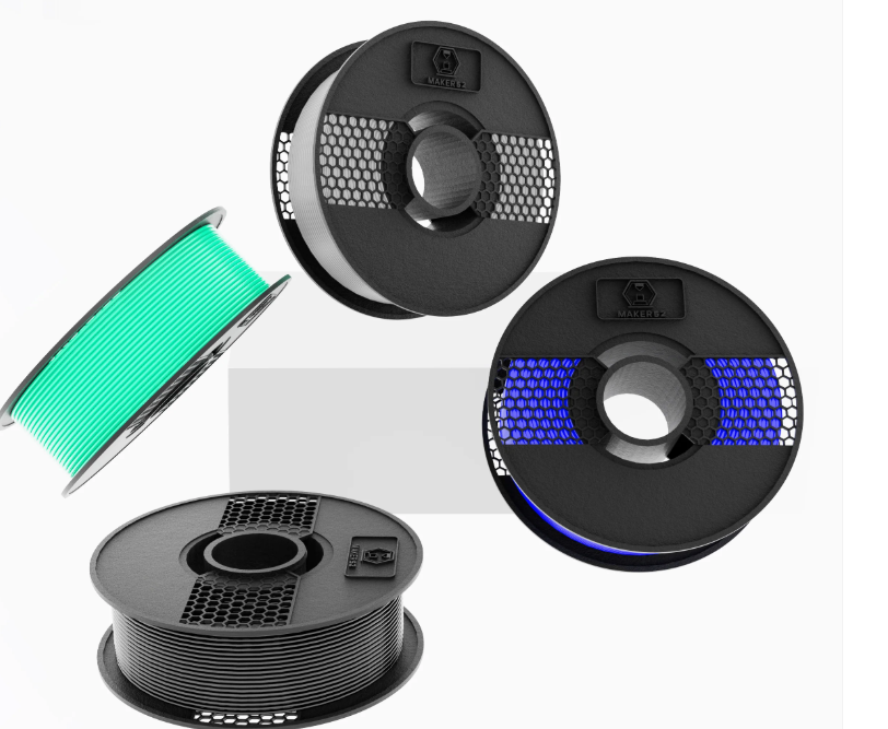 MAKER52 HS PLA+ Filament - 1.75mm High-Strength Premium 3D Printing Material - Clear Glass