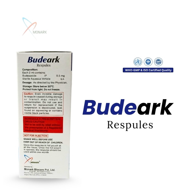 Budesonide Nebuliser Suspention IP 0.5mg / 2mL