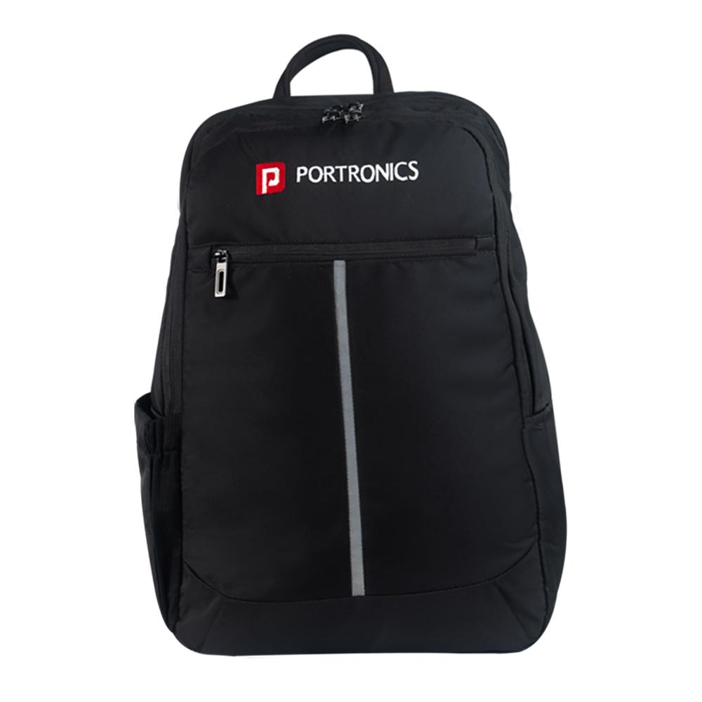 Portronics Byte Laptop Backpack Bag with 15.6 Inch Laptop Sleeve, Bottle