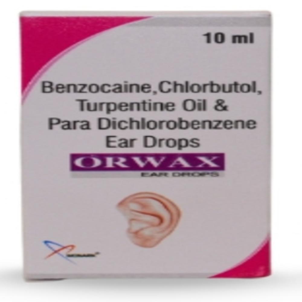 Benzocaine 2.7 % +  chlorbutol 5% + Turpentine oil 15% + Para Dichlorobenzene 2% Ear Drop