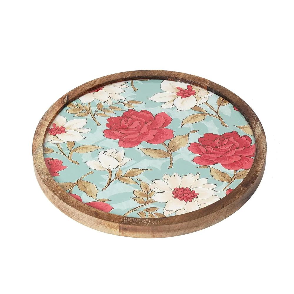Serving Tray (Meenakari Work) - Color: Multicolour