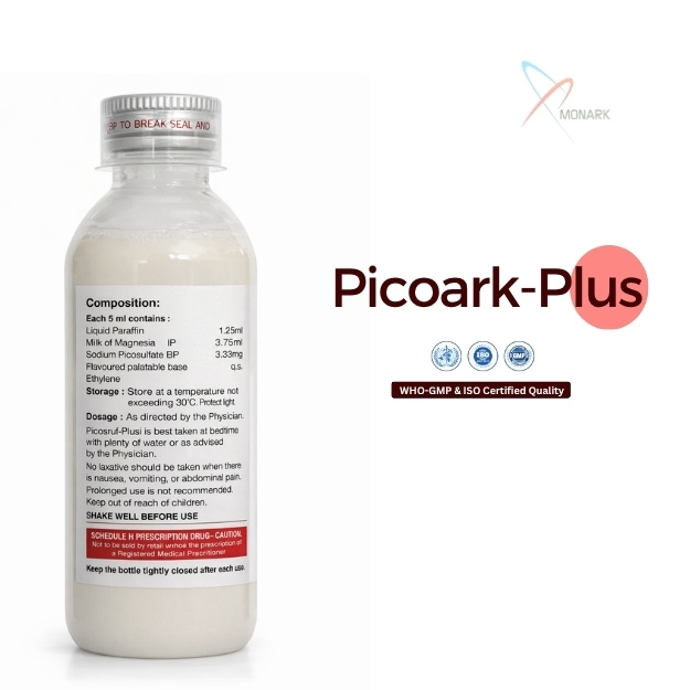 Milk Of Magnesia, Liquid Paraffin And Sodium Picosulfate Oral Emulsion - Brand Name: Picoark-plus