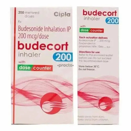 Budecort 200 Inhaler, Budesonide Asthma COPD Inhalation Medicine