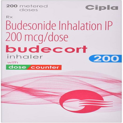 Budecort 200 Inhaler, Budesonide Asthma COPD Inhalation Medicine