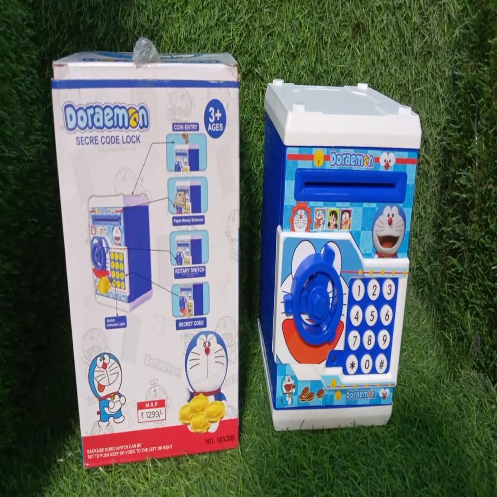 Electronic Piggy Bank Atm With Password For Kids Savings - Material: Plastic