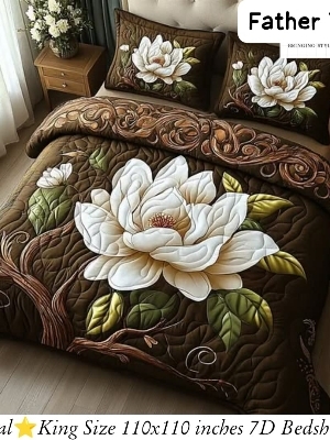 7d digital double bedsheet 110*110