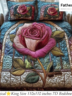 Digital print 7d bedsheet 110*110