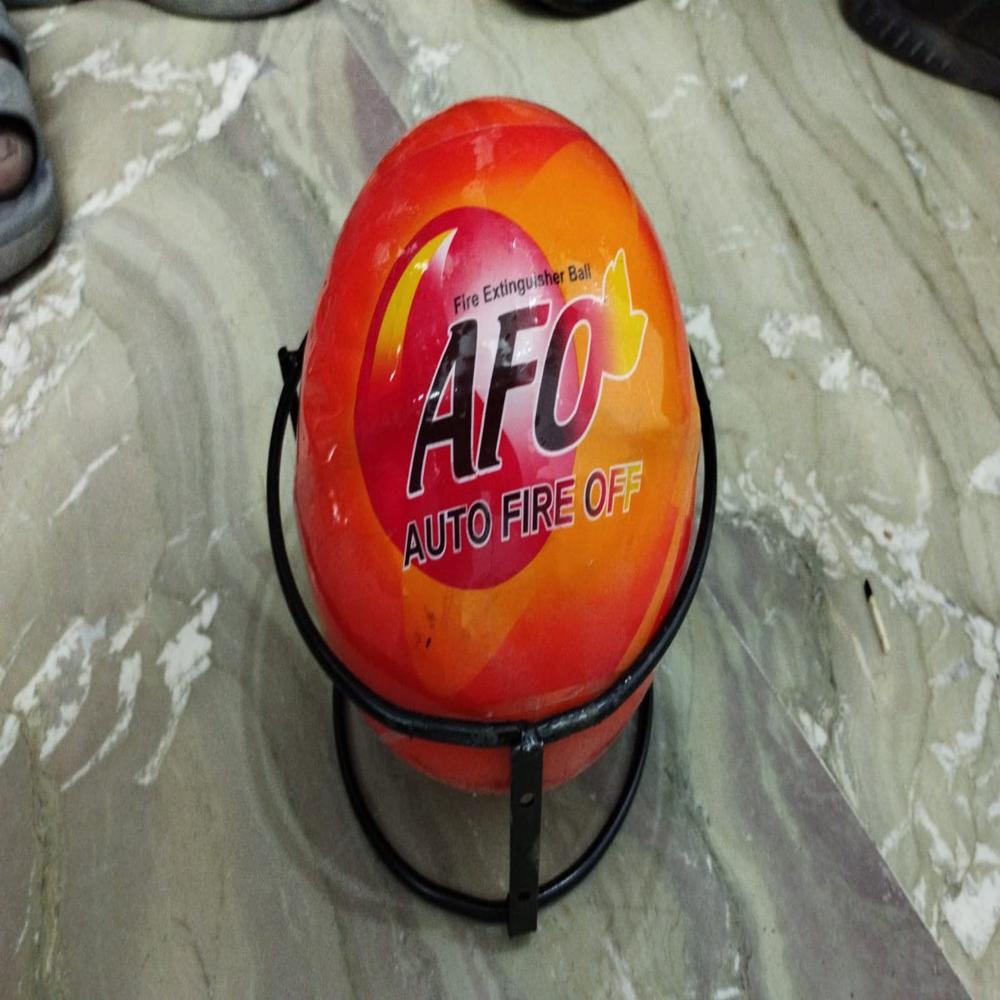 Fire Ball - Powder Fire Extinguisher, 150 Mm Diameter, 1 Kg Weight, Orange Color | Auto Fire Off Activation At 180â°c, 5 Sqm Coverage Area