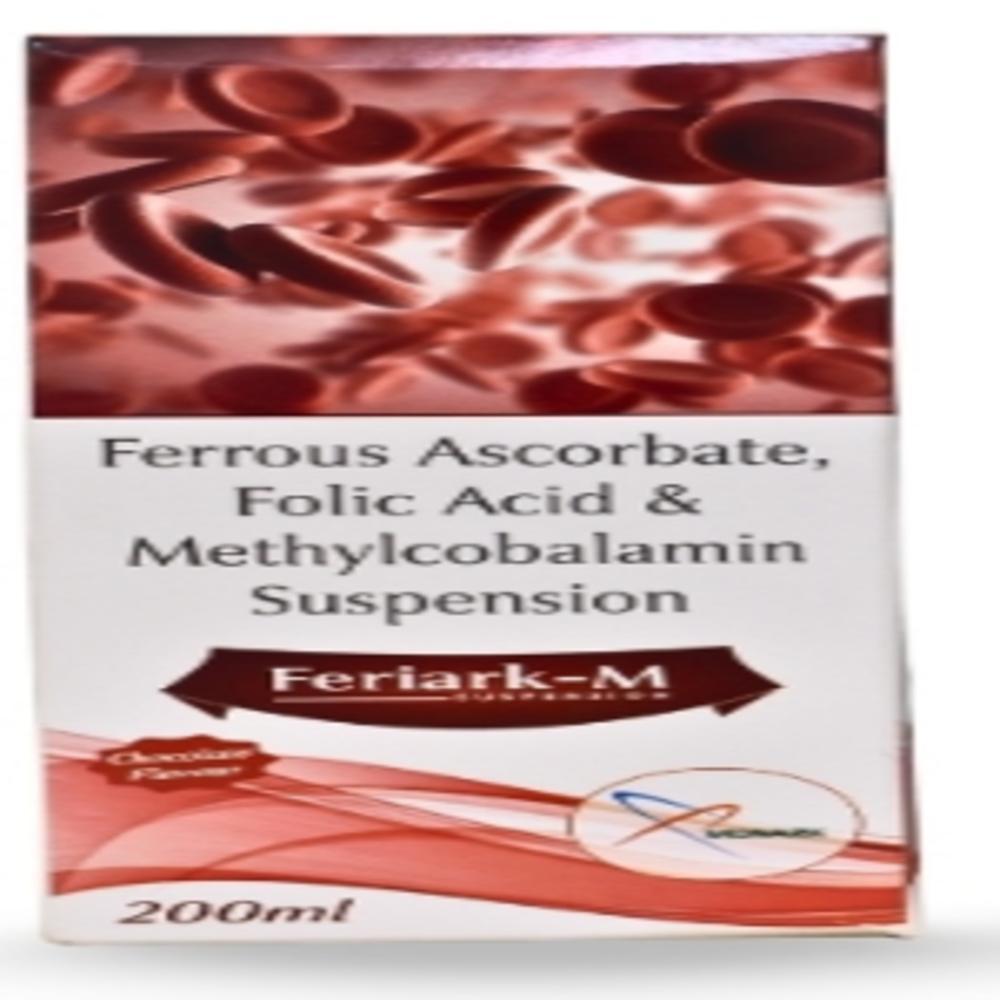 Ferrous Ascorbate (Elemental Iron) 30mg + Folic Acid 0.5 mg + Methylcobalamin 500 mcg Suspension Monocarton