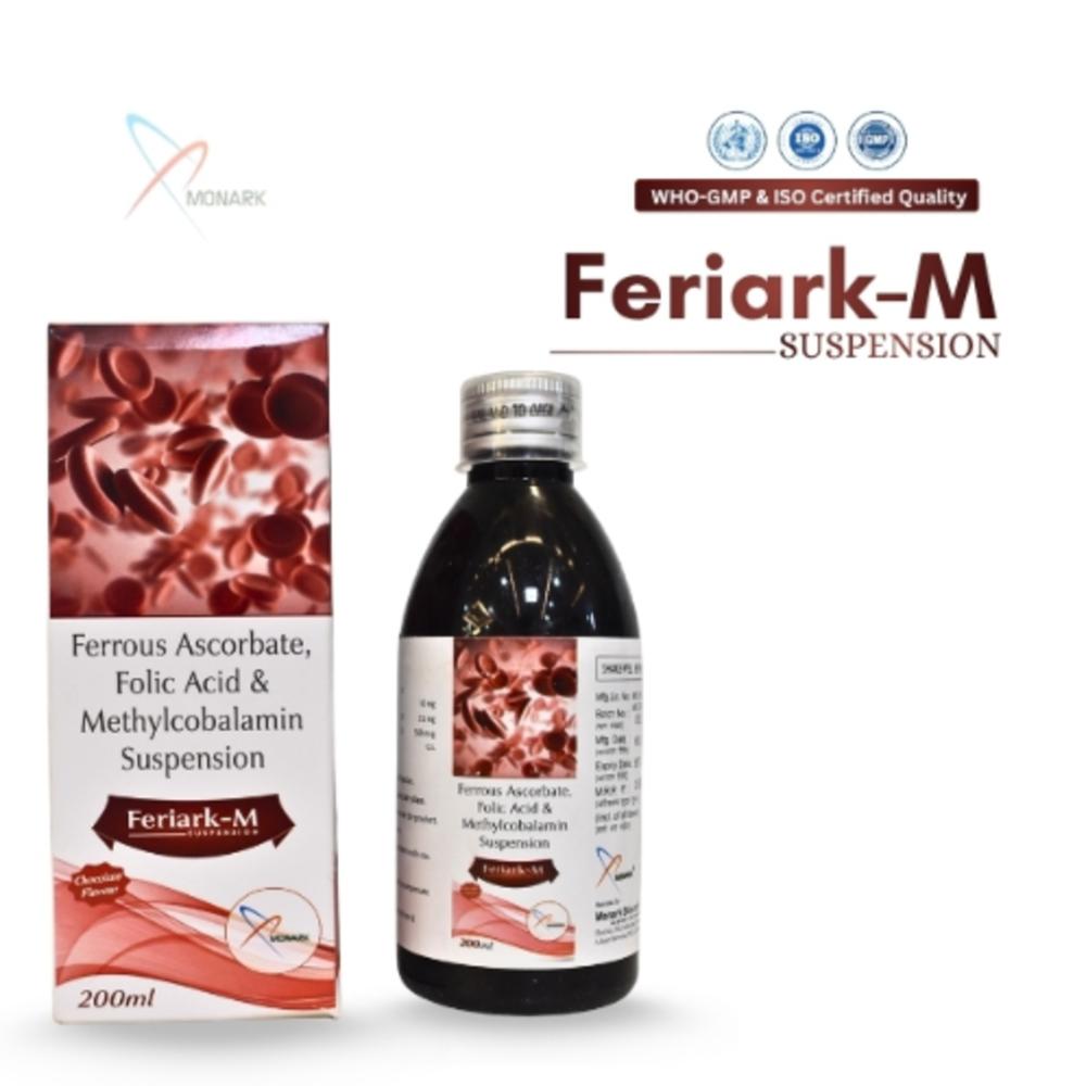 Ferrous Ascorbate (Elemental Iron) 30mg + Folic Acid 0.5 mg + Methylcobalamin 500 mcg Suspension Monocarton