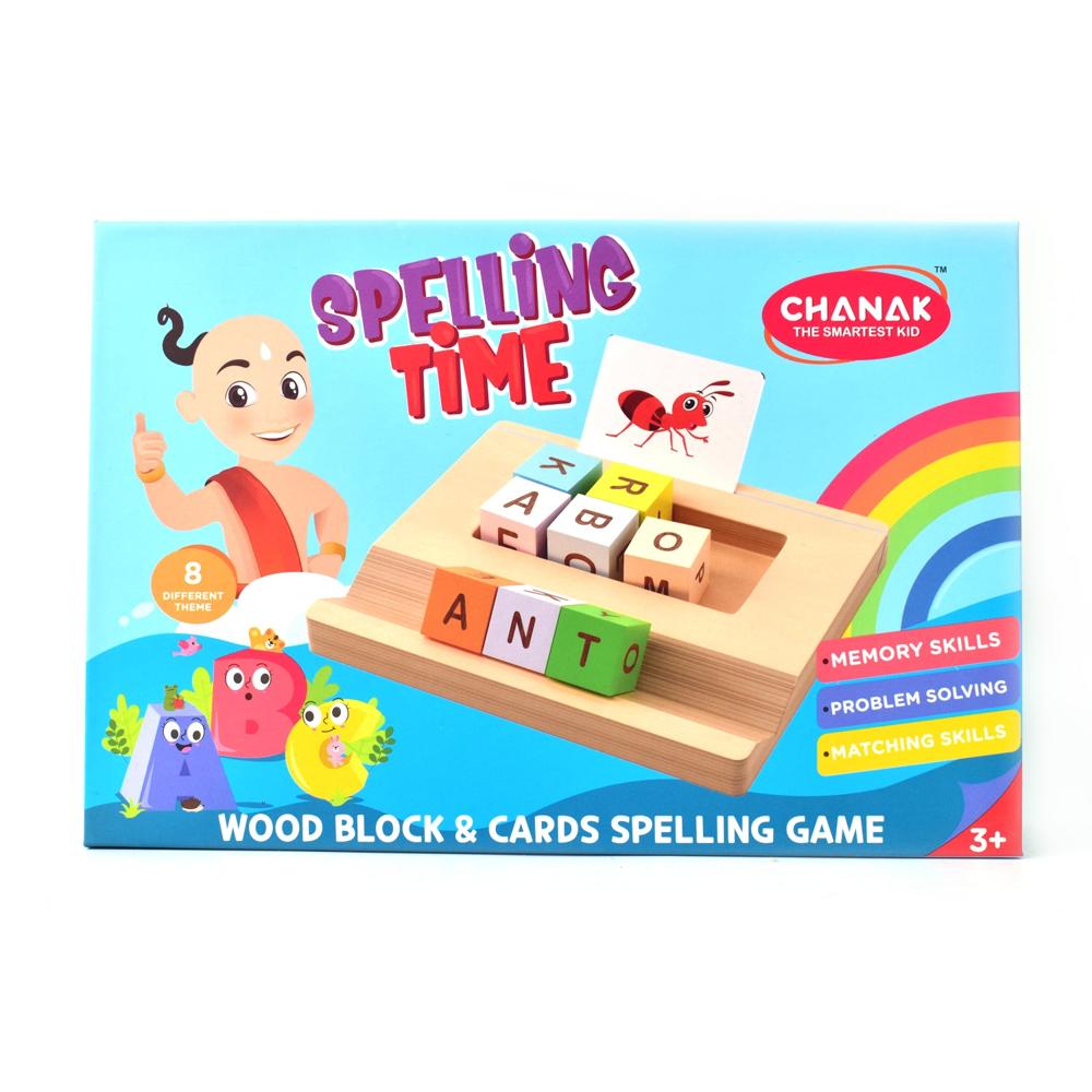 Alphabet Puzzle Spelling and Reading Words (26 Flash Cards and 8 WoodenBlock)