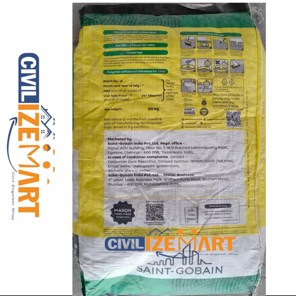Weberset Classic Tile Adhesive
