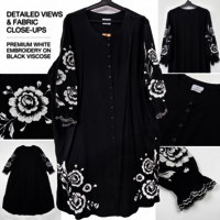 Embroidery Tunic - Bust Size: 34 - 44 (varies With Size)