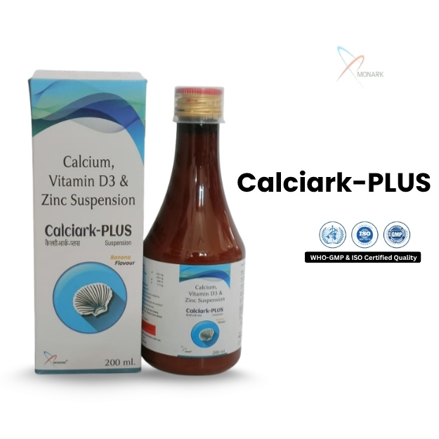 Calcium, Vitamin D3 And Zinc Suspension - Brand Name: Calciark Plus