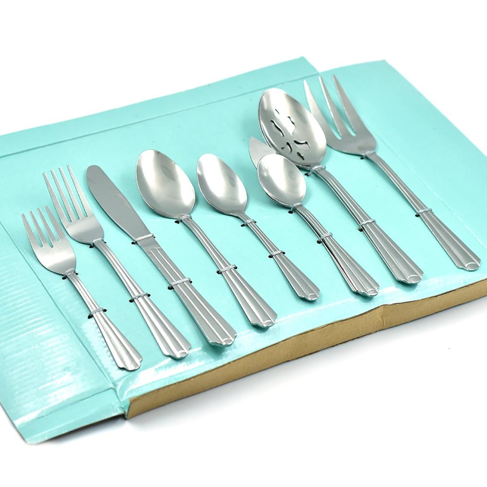 45pc Stainless Steel Flatware Set - Size: 31*10*27