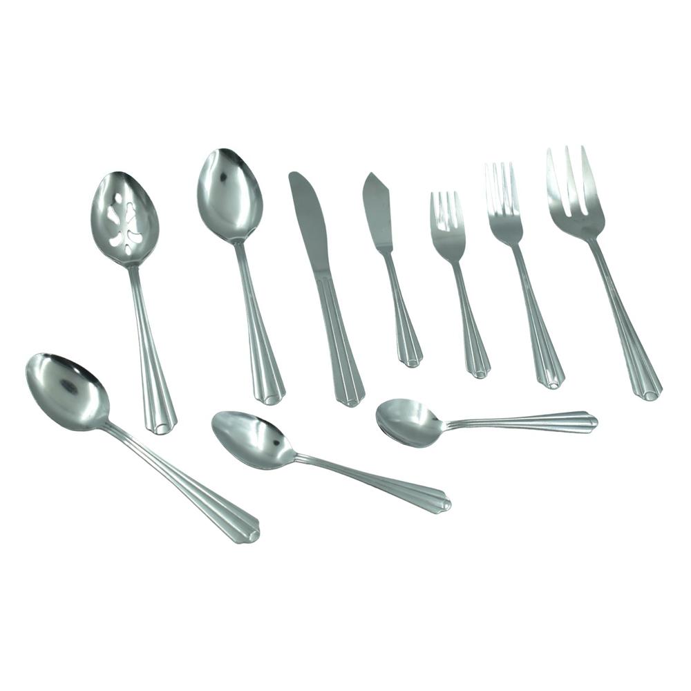 45pc Stainless Steel Flatware Set - Size: 31*10*27