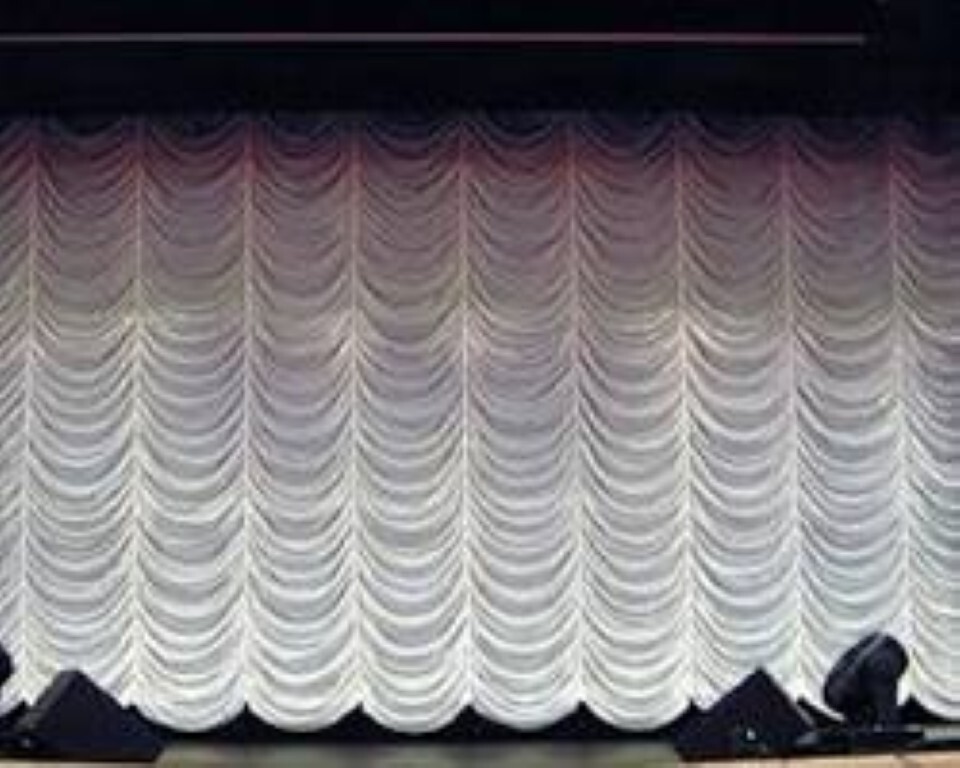 Auditorium Motorized Vertical Stage Curtain