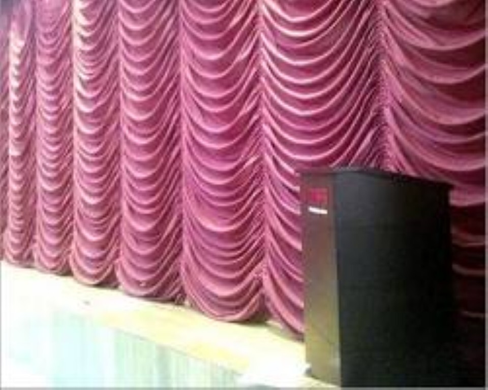 Auditorium Motorized Vertical Stage Curtain
