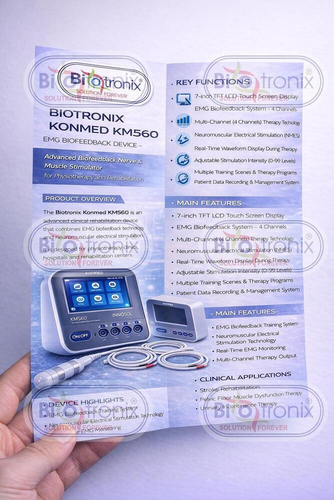 Konmed KM-560 EMG Biofeedback Stimulator with Therapy Settings
