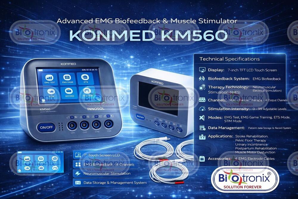 Konmed KM-560 Clinical Biofeedback Device with Rehab Programs