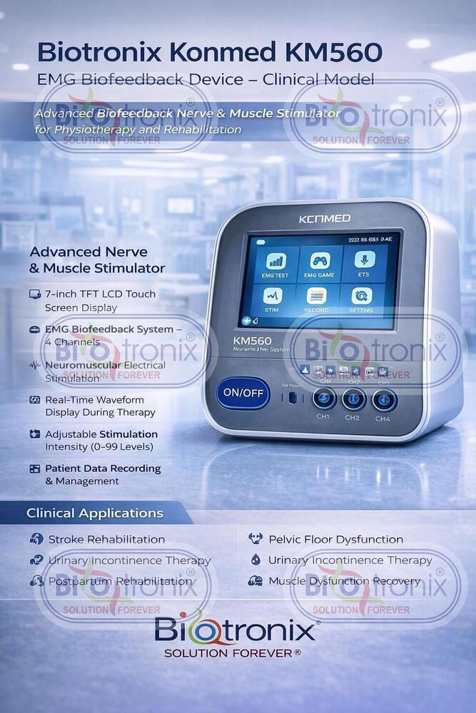 Konmed KM-560 Clinical Biofeedback Device with Rehab Programs